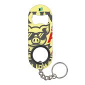 バハマお土産ギフト：エクマバハマ泳ぐ豚 キーホルダー栓抜き (裏面)