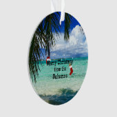 バハマからのメリークリスマス オーナメント (正面)