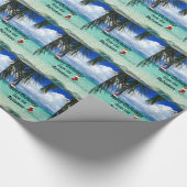 バハマからのメリークリスマス ラッピングペーパー (角)