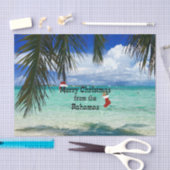 バハマからのメリークリスマス 薄葉紙 (クラフト)