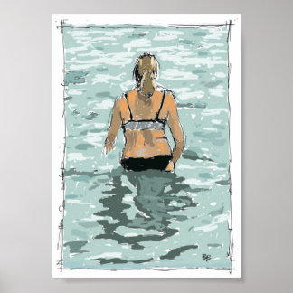 バハマで。 ポスター