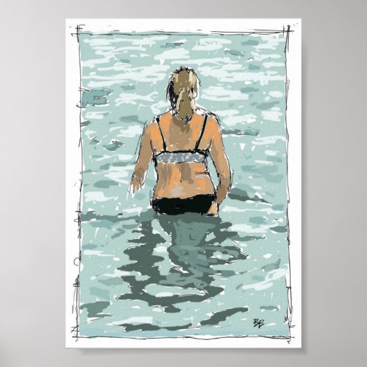 バハマで。 ポスター (正面)