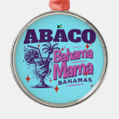 バハマのお土産ギフト：アバコバハマママ メタルオーナメント (正面)