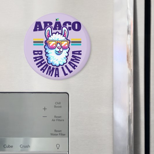 バハマのお土産ギフト：アバコバハマBahama Llama マグネット (インサイチュ (冷蔵庫))