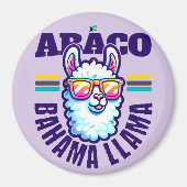 バハマのお土産ギフト：アバコバハマBahama Llama マグネット (正面)