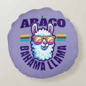 バハマのお土産ギフト:アバコバハマBahama Llama ラウンドクッション (裏面)