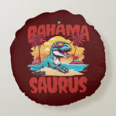バハマのお土産ギフト：エクマバハマBahama Saurus ラウンドクッション (裏面)