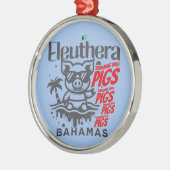 バハマのお土産ギフト:エルーテラバハマ メタルオーナメント (左)