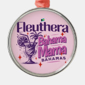 バハマのお土産ギフト：エレウテラバハママ メタルオーナメント (正面)