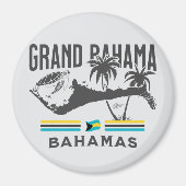 バハマのお土産ギフト：グランドバハマ独立 マグネット (正面)