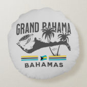 バハマのお土産ギフト:グランドバハマ独立 ラウンドクッション (裏面)