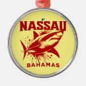 バハマのお土産ギフト:ナッサバハマザメ メタルオーナメント (正面)