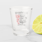 バハマのお土産ギフト：ビミニバハマ泳ぐ豚 ショットグラス (裏面)