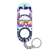 バハマのお土産ギフト：ビミニバハマBahama Llama キーホルダー栓抜き (裏面)