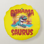 バハマのお土産ギフト: Bimini Bahama Saurus Tレックス ラウンドクッション (裏面)