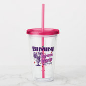 バハマのお土産ギフト： Bimini Bahamas Bahama Mama アクリルタンブラー (正面)