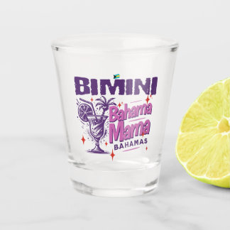 バハマのお土産ギフト： Bimini Bahamas Bahama Mama ショットグラス