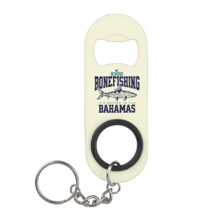 バハマのお土産ギフト： Bimini Bahamas Bonefishing キーホルダー栓抜き