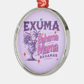 バハマのお土産ギフト: Exuma Bahamas Bahama Mama メタルオーナメント (左)
