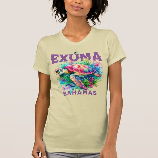 バハマのお土産ギフト： Exuma Bahamas Seattle Tシャツ (正面)