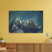 バハマのアンドロス島 キャンバスプリント (インサイチュ (リビング))