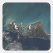 バハマのアンドロス島 スクエアシール (正面)