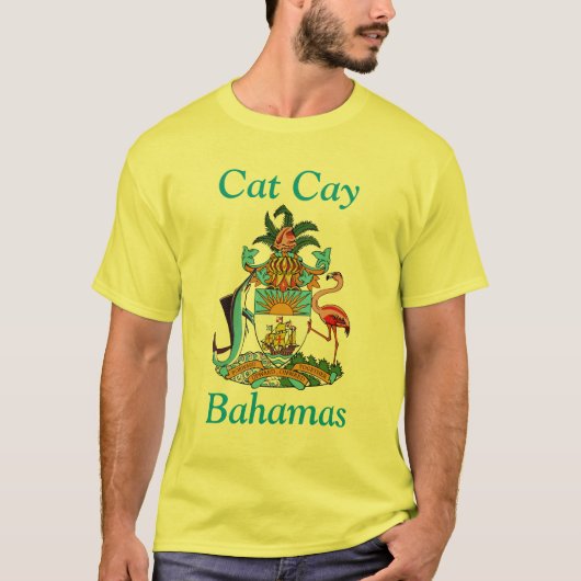 バハマのキャットケイ Tシャツ (正面)