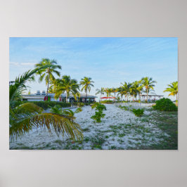 バハマのトロピカルレストラン ポスター