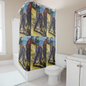 バハマのハーバー島モーニングキャッチ シャワーカーテン (インサイチュ)
