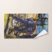 バハマのハーバー島モーニングキャッチ バスタオルセット (ハンドタオル)