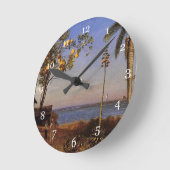 バハマのビアスタット·アルバートの景色。 ラウンド壁時計 (傾斜)