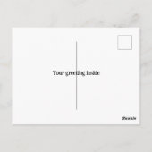 バハマのビーチにパイナップルパンチ ポストカード (裏面)