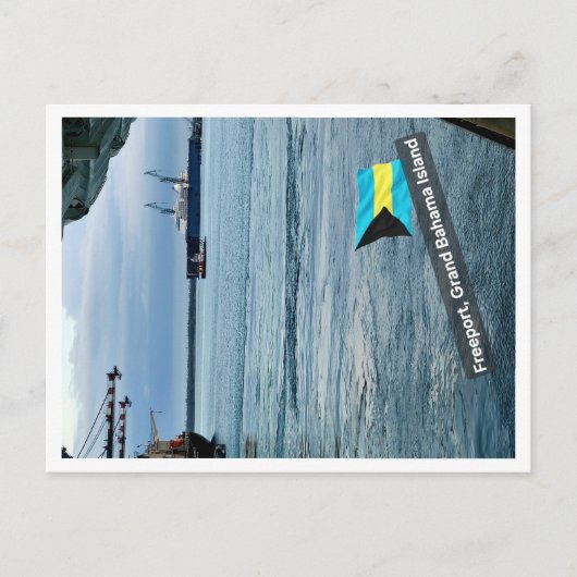 バハマのフリーポート葉書の方が良い ポストカード (正面)