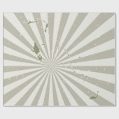 バハマのヴィンテージ地図。地図グランジを貼ったポスター ラッピングペーパー (フラット)