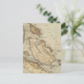 バハマの古地図 (1823) ポストカード (スタンド正面)