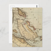 バハマの古地図 (1823) ポストカード (正面/裏面)