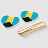 バハマの国旗 ハンドファン (組立なし)