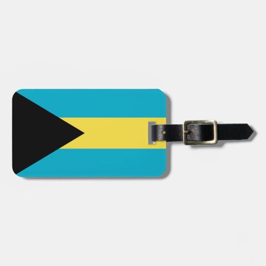 バハマの国旗 ラゲッジタグ (正面横)