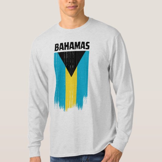 バハマの国旗 Tシャツ (正面)