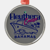 バハマの土産ギフト:エルーテラバハマクルーズ メタルオーナメント (正面)
