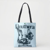 バハマの土産ギフト：エルーテラバハマダイブ トートバッグ (正面)