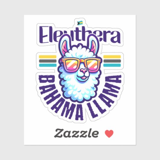 バハマの土産ギフト：エレウテラバハマラマ シール (シート)