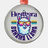 バハマの土産ギフト:エレウテラバハマラマ メタルオーナメント (正面)