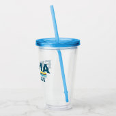 バハマの土産ギフト:バハマの独立 アクリルタンブラー (左)