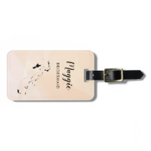 バハマの地図ラゲージタグ、ウェディングパーティー