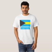 バハマの夢 バハマ国旗Tシャツ Tシャツ (正面フル)