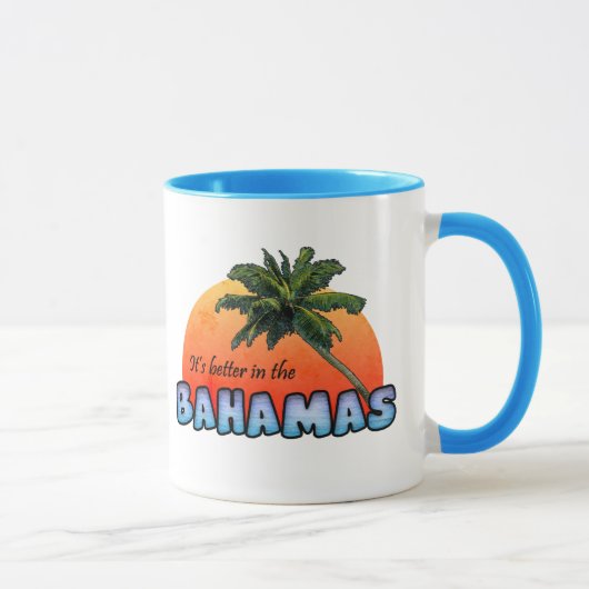バハマの方が良い マグカップ (右)