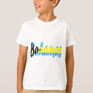バハマの旗のTシャツ Tシャツ