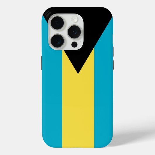 バハマの旗、Apple iPhone 15 Pro Case-Mate iPhoneケース (裏面)