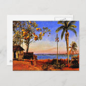 バハマの景色、アルバート・ビアシュタ絵画ットのP ポストカード (正面/裏面)